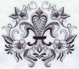 Laurel and Fleur de Lis