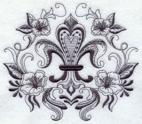 Laurel and Fleur de Lis