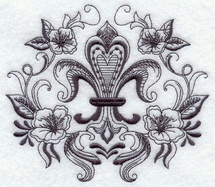 Laurel and Fleur de Lis