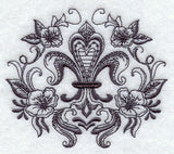 Laurel and Fleur de Lis