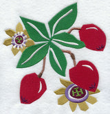 Passion Fruit Woodcut