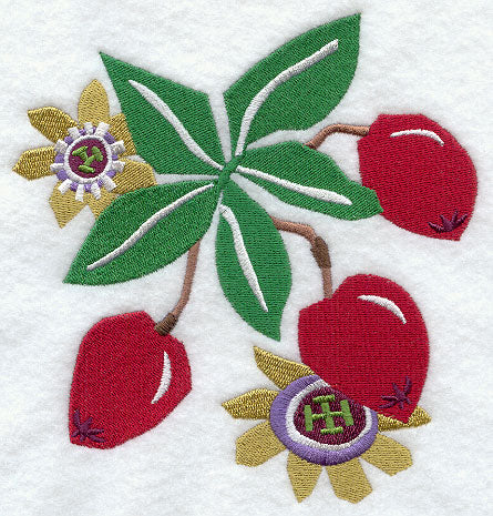 Passion Fruit Woodcut