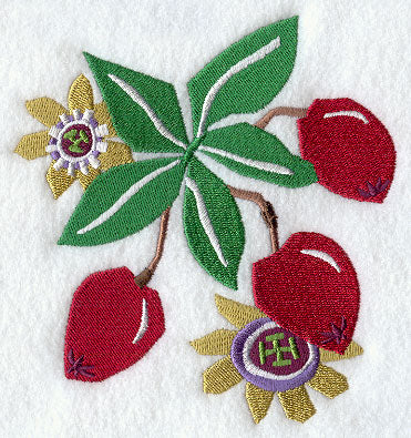 Passion Fruit Woodcut