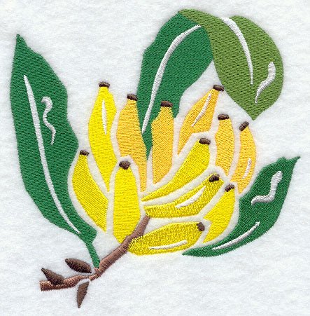 Banana Woodcut