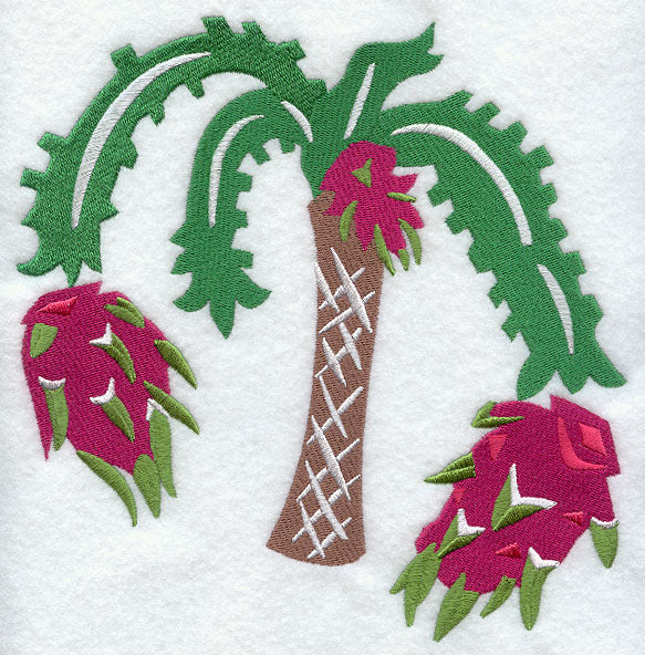 Dragon Fruit Woodcut