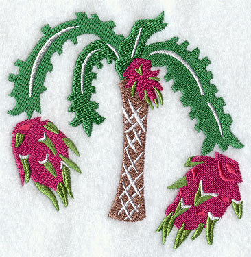 Dragon Fruit Woodcut