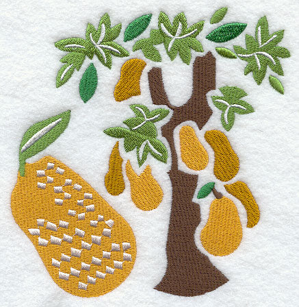 Jackfruit Woodcut