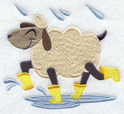 Sheep Dancing in the Rain