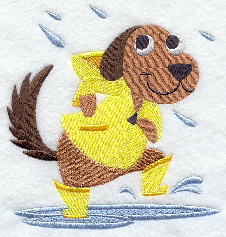Dog Dancing in the Rain