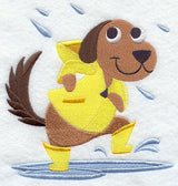Dog Dancing in the Rain
