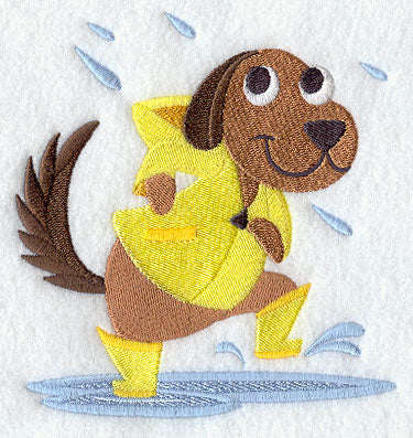 Dog Dancing in the Rain