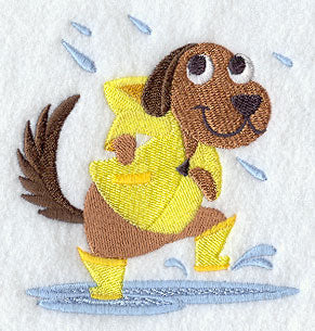 Dog Dancing in the Rain