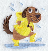 Dog Dancing in the Rain
