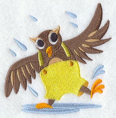 Owl Dancing in the Rain