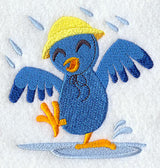 Bird Dancing in the Rain