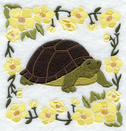 Woodland Animal Square - Turtle