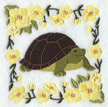 Woodland Animal Square - Turtle