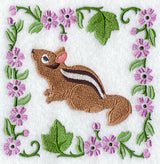 Woodland Animal Square - Chipmunk