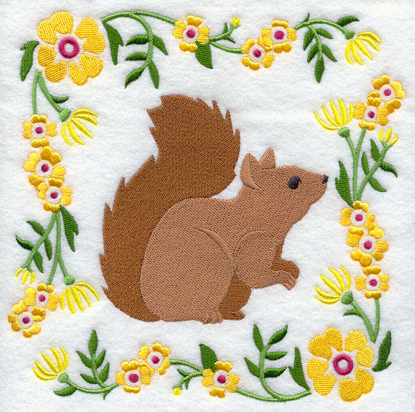 Woodland Animal Square - Squirrel