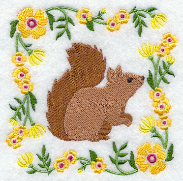 Woodland Animal Square - Squirrel