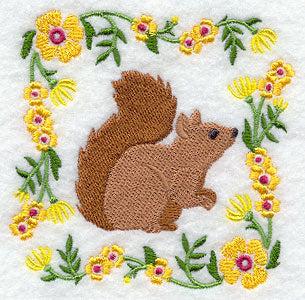 Woodland Animal Square - Squirrel