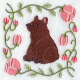 Woodland Animal Square - Bear Cub