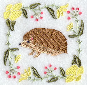 Woodland Animal Square - Hedgehog