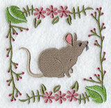 Woodland Animal Square - Mouse
