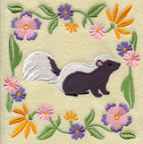 Woodland Animal Square - Skunk