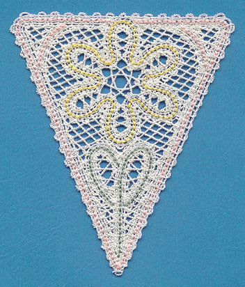 Flower Bunting (Battenburg Lace)