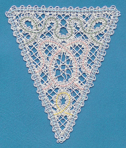 Spring Swirls Bunting (Battenburg Lace)