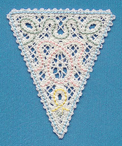 Spring Swirls Bunting (Battenburg Lace)