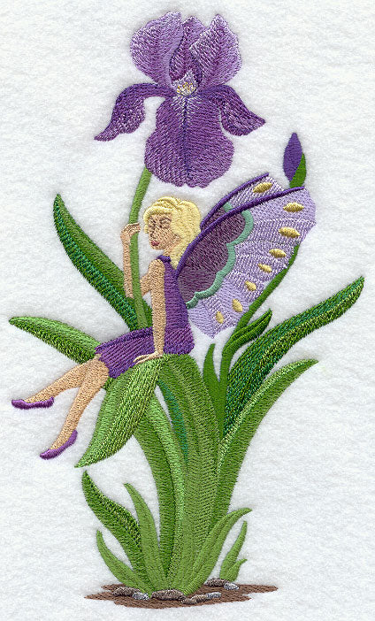 Spring Flower Fairy - Iris