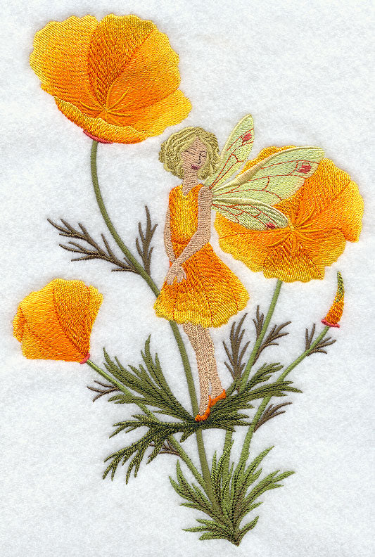 Spring Flower Fairy - Poppy