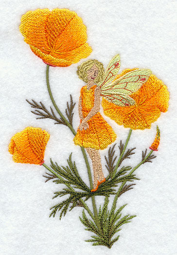 Spring Flower Fairy - Poppy