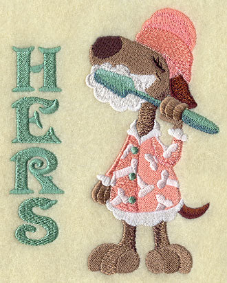 Dog Brushing Teeth - Hers