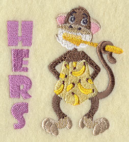 Monkey Brushing Teeth - Hers