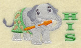 Elephant Brushing Teeth - His