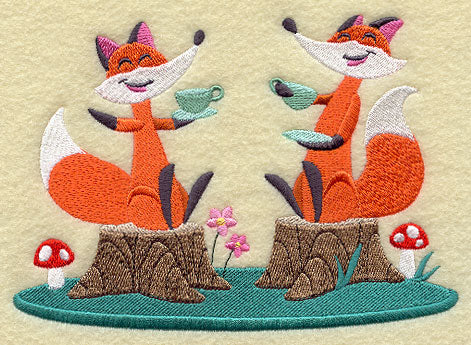Woodland Tea Party - Foxes