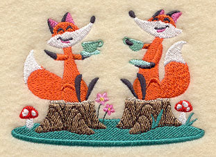 Woodland Tea Party - Foxes