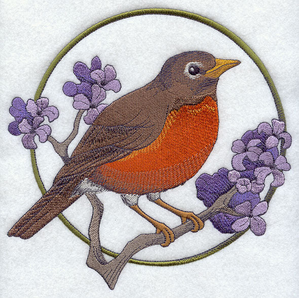 Robin and Lilac Circle