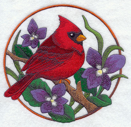 Cardinal and Violet Circle