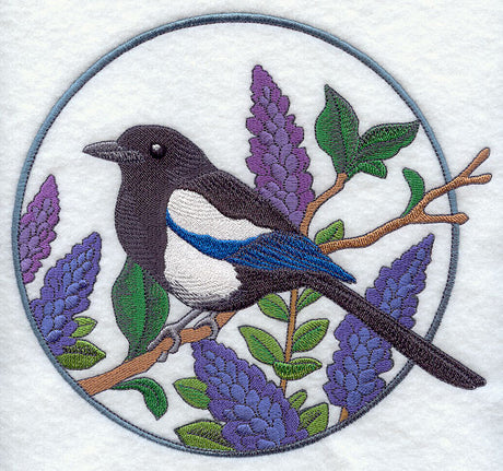 Black-billed Magpie and Lupine Circle