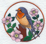 Barn Swallow and Wild Rose Circle