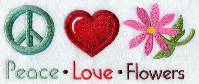Peace Love Flowers