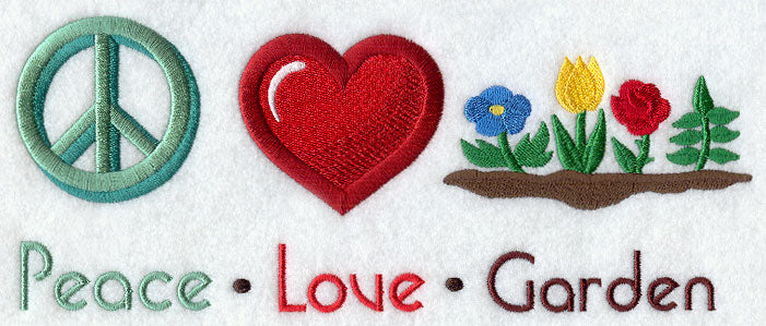 Peace Love Garden