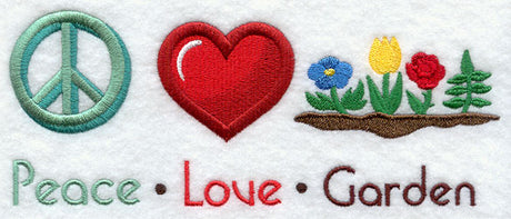 Peace Love Garden