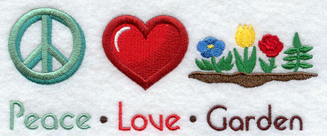 Peace Love Garden