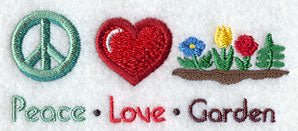 Peace Love Garden
