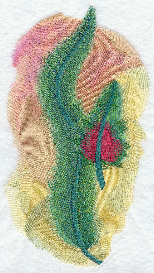 Quetzal Feathers in Watercolor